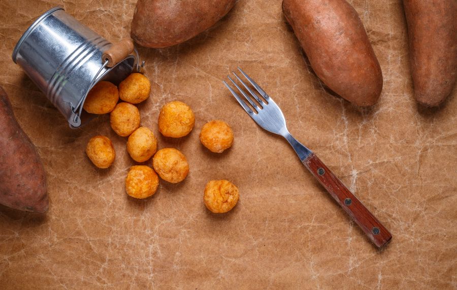 Croquetas de boniato y queso